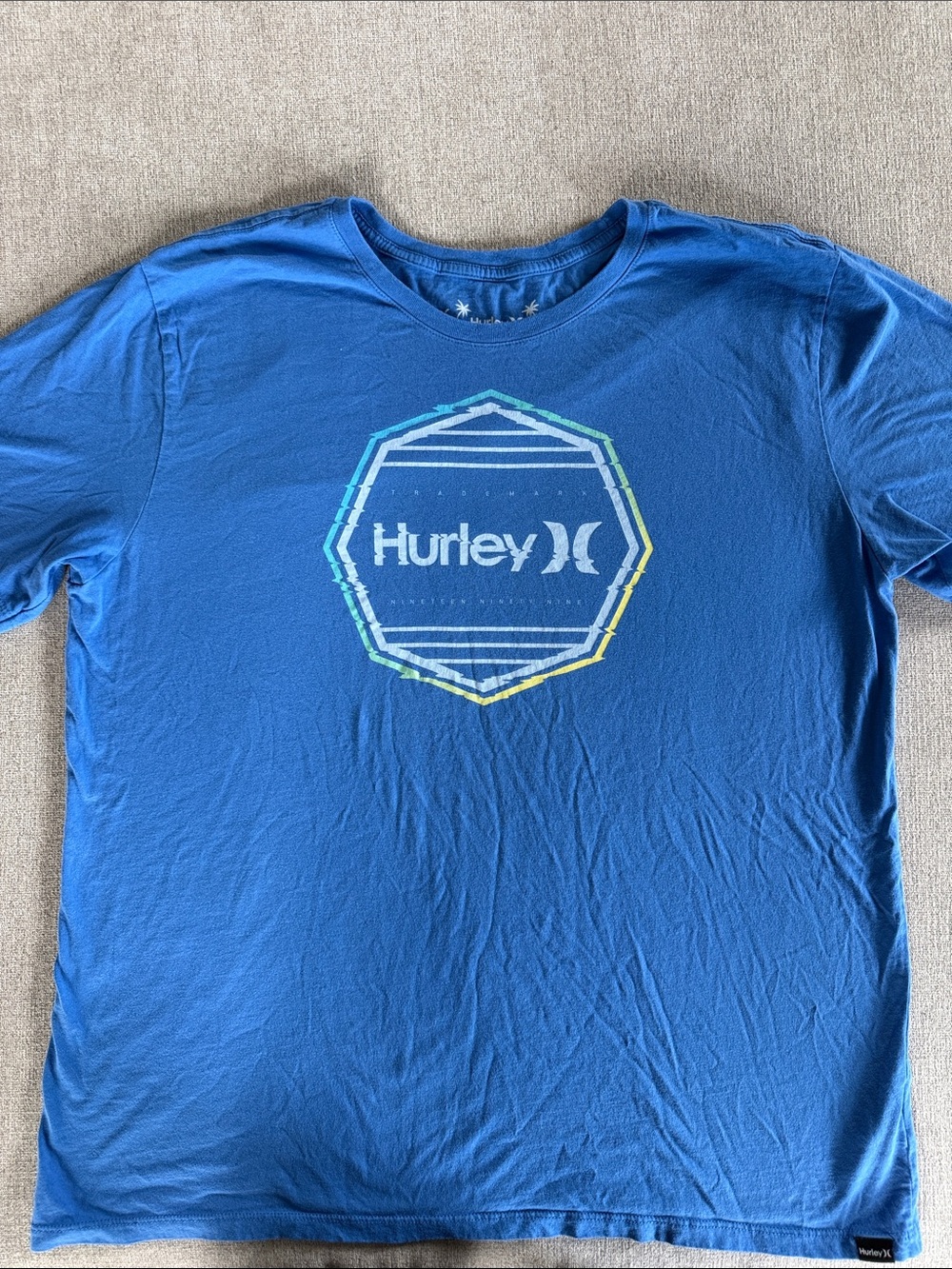 Hurley Men’s Blue Short-Sleeve Graphic Tee
